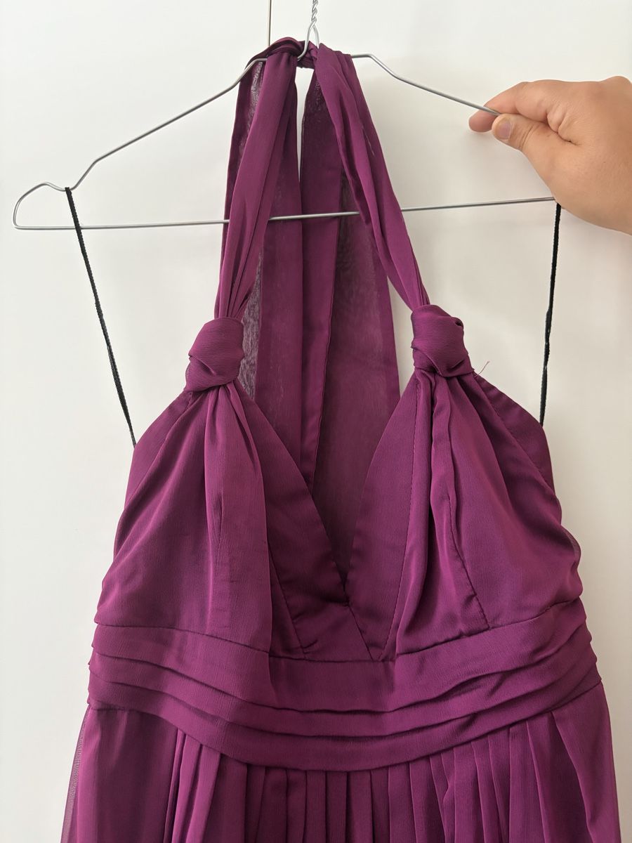 Vestiti: Abendkleid auberginefarben Neckholder Grösse 36 – Nuovo (secondo la descrizione) da Zürich venduto da siluku 1