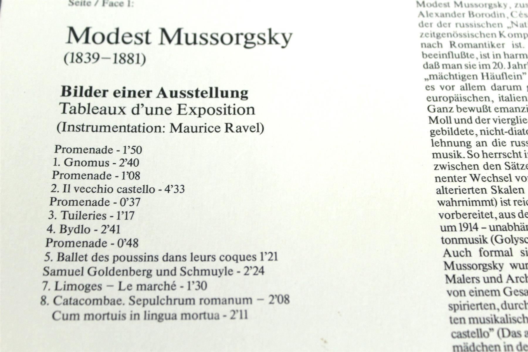 Foto & Immagini: MUSSORGSKY: Bilder einer Ausstellung – Usato da Bern venduto da kultiges 5