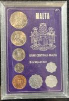 Münzensatz Malta 1972, komplett, im Originalverpackt