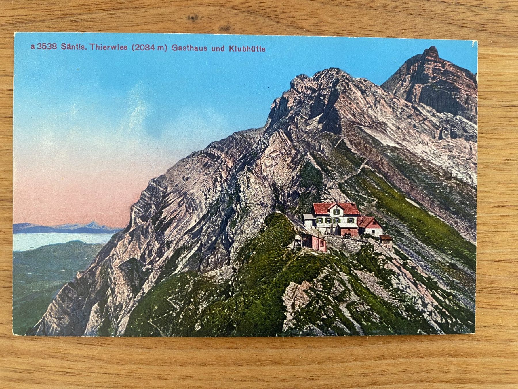 Ansichtskarten: Ansichtskarte Säntis – Gebraucht aus Unterterzen von bac_287t