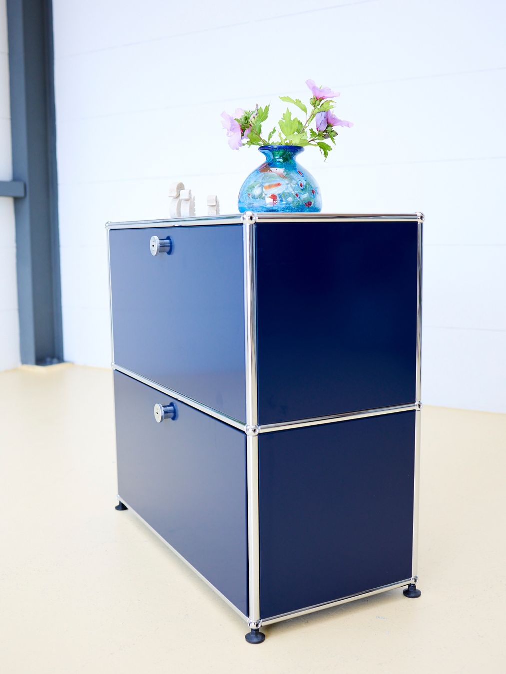 USM Cassettiere: USM Sideboard Stahlblau Lieferung möglich – Usato da Meinisberg venduto da atelier_TILIJA 6
