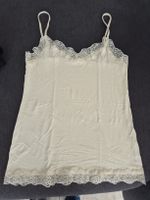 Tezenis Spaghettitop mit Spitze beige Grösse L