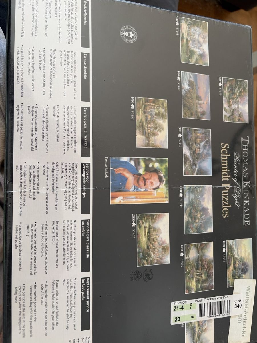 Puzzles: Puzzle von Schmidt 1000 teile  – Neuf avec emballage d'origine à Düdingen par pri_2lq2 1