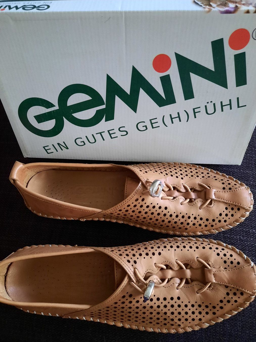 Scarpe da donna: Mokassin von Gemini, Leder, Gr.38, NEU! – Nuovo e nell'imballaggio originale da Allschwil venduto da saphira012