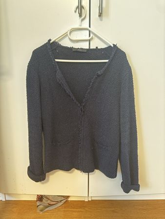 Damen Strickjacke dunkelblau Grösse S/M