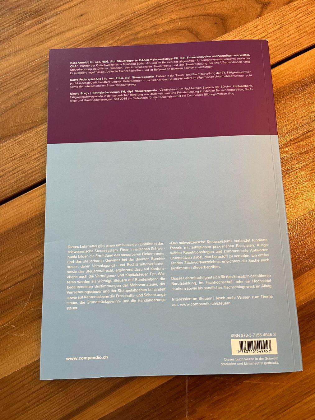 Libri: Das Schweizerische Steuersystem 12. Auflage – Nuovo (secondo la descrizione) da Egerkingen venduto da simsigi 1