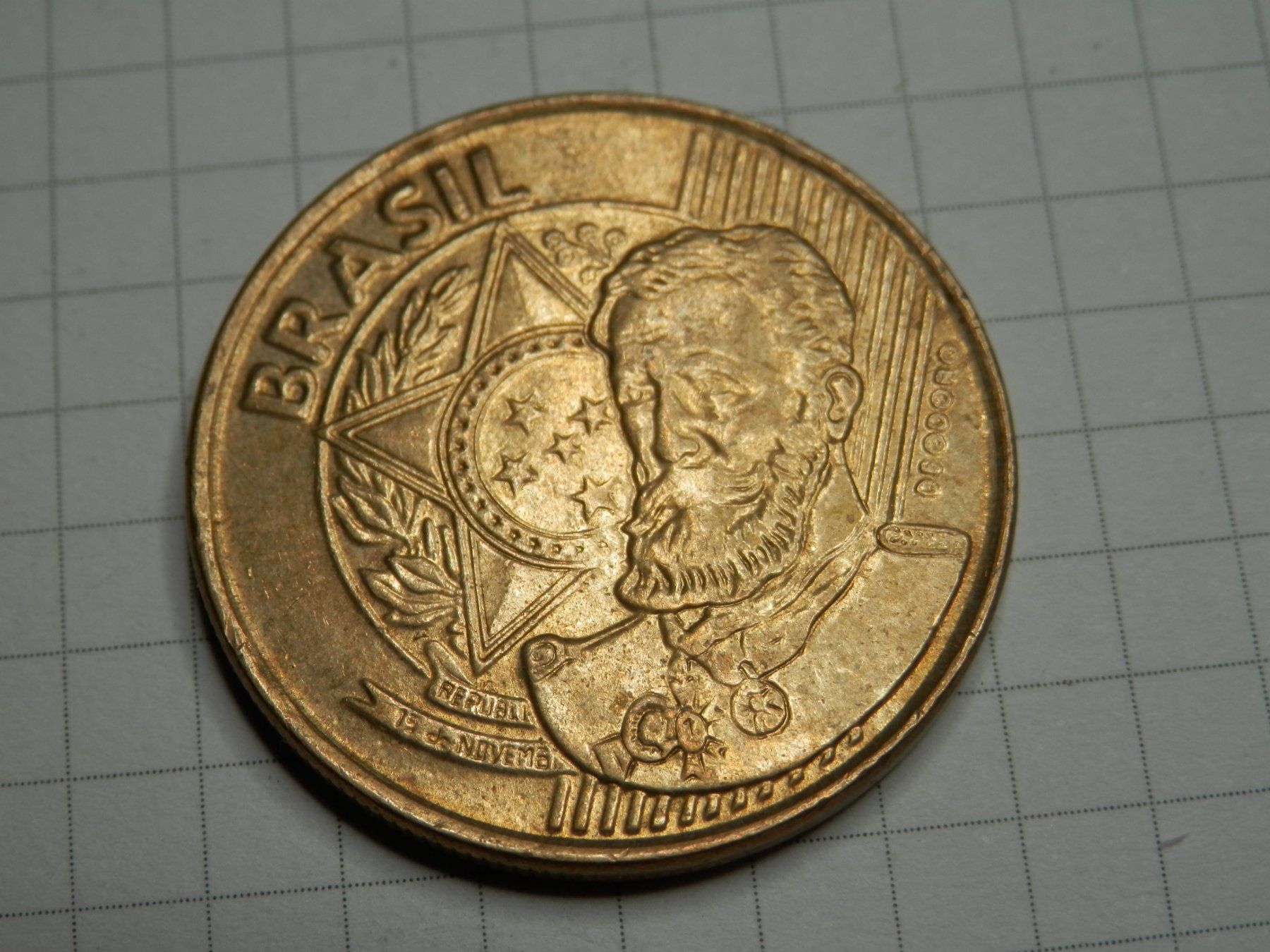 Tutti le monete: Brasilien  25 Centavos, 2013 – Usato da Weiach venduto da weiach81