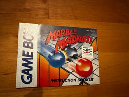 Notice / Manual / Spielanleitung : Marble Madness GB