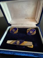 Vintage Manschettenknopf & Krawattenklammer Set – Ginza