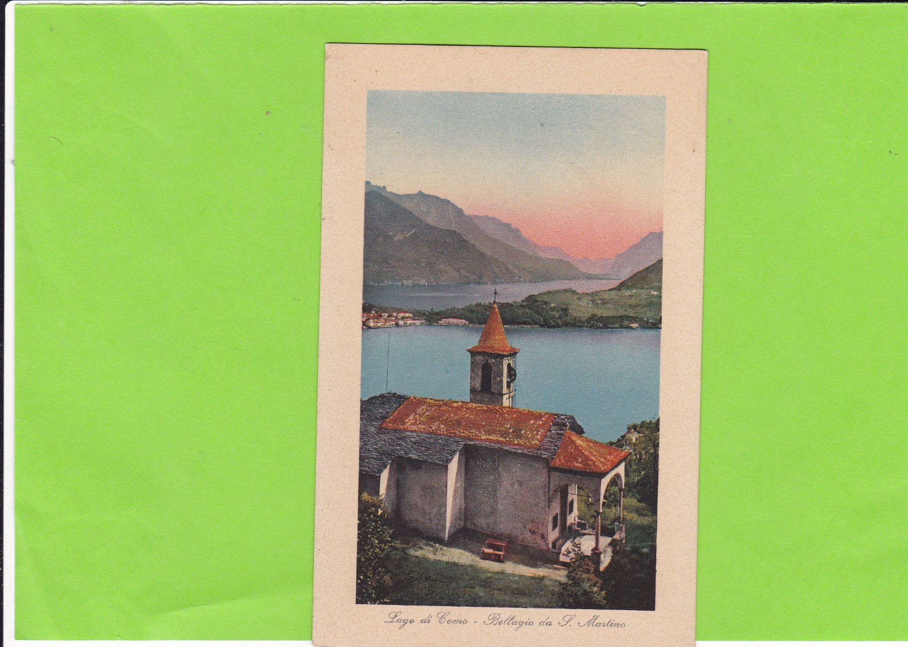 Ansichtskarten: Belaggio da St. Martino – Gebraucht aus St. Peterzell von neckertal