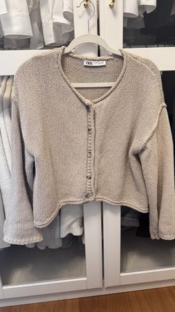 Strickjacke Zara beige Grösse M in sehr gutem Zustand