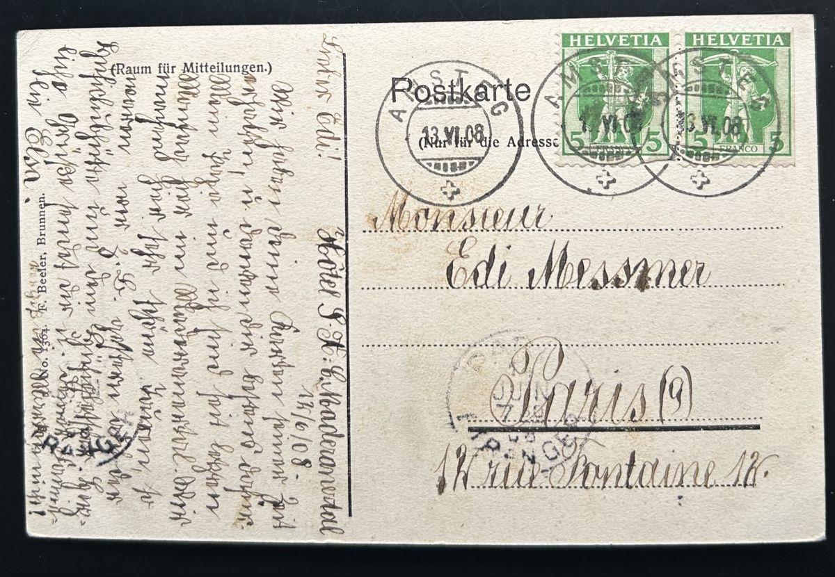 Cartoline postali: Maderanertal Stössenalp – Usato da Horw venduto da Tellbub 1