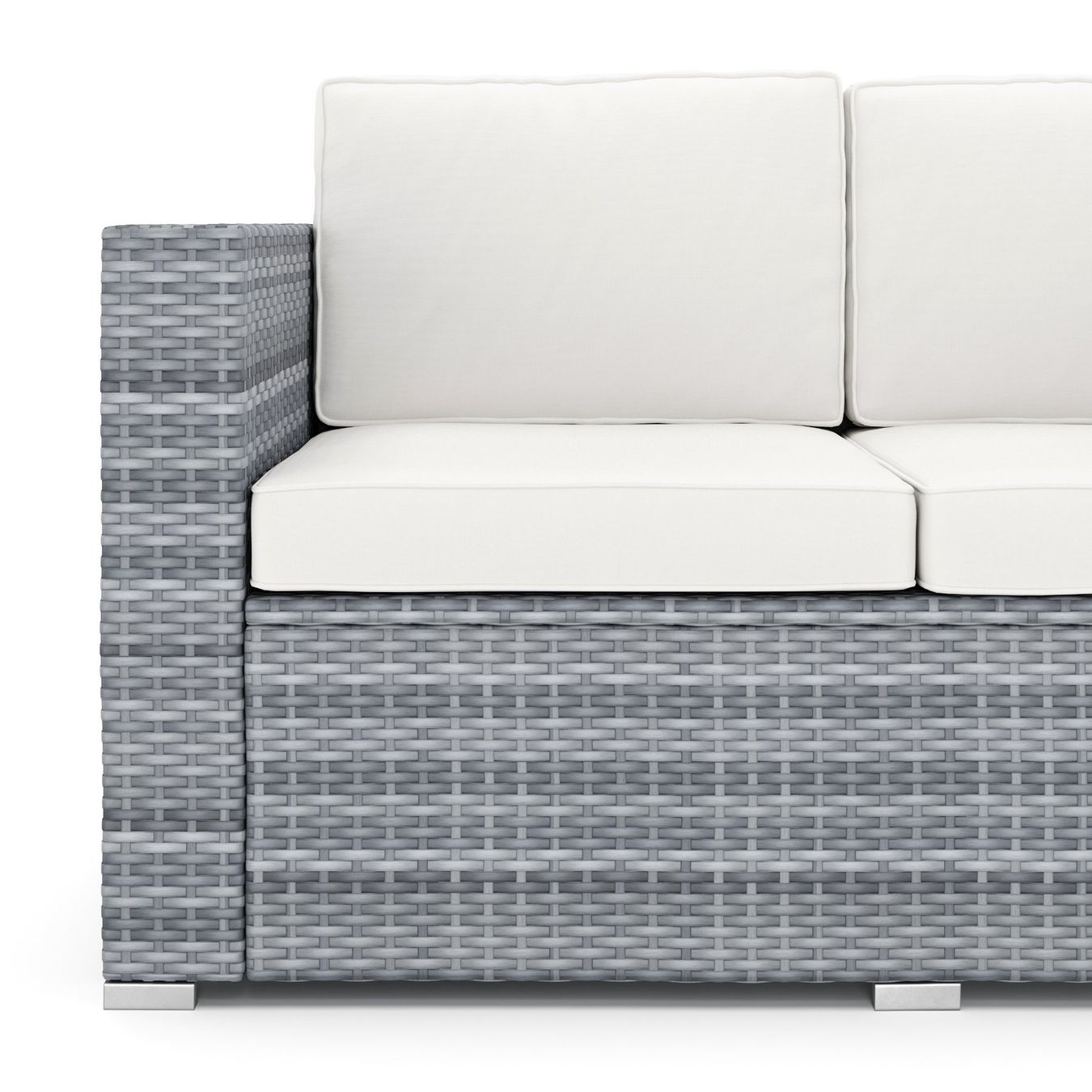 Divani: Rattan Lounge VENEZIA grau - Gratis Versand – Nuovo e nell'imballaggio originale da Kleinwangen venduto da meinwarenkorb.ch 4