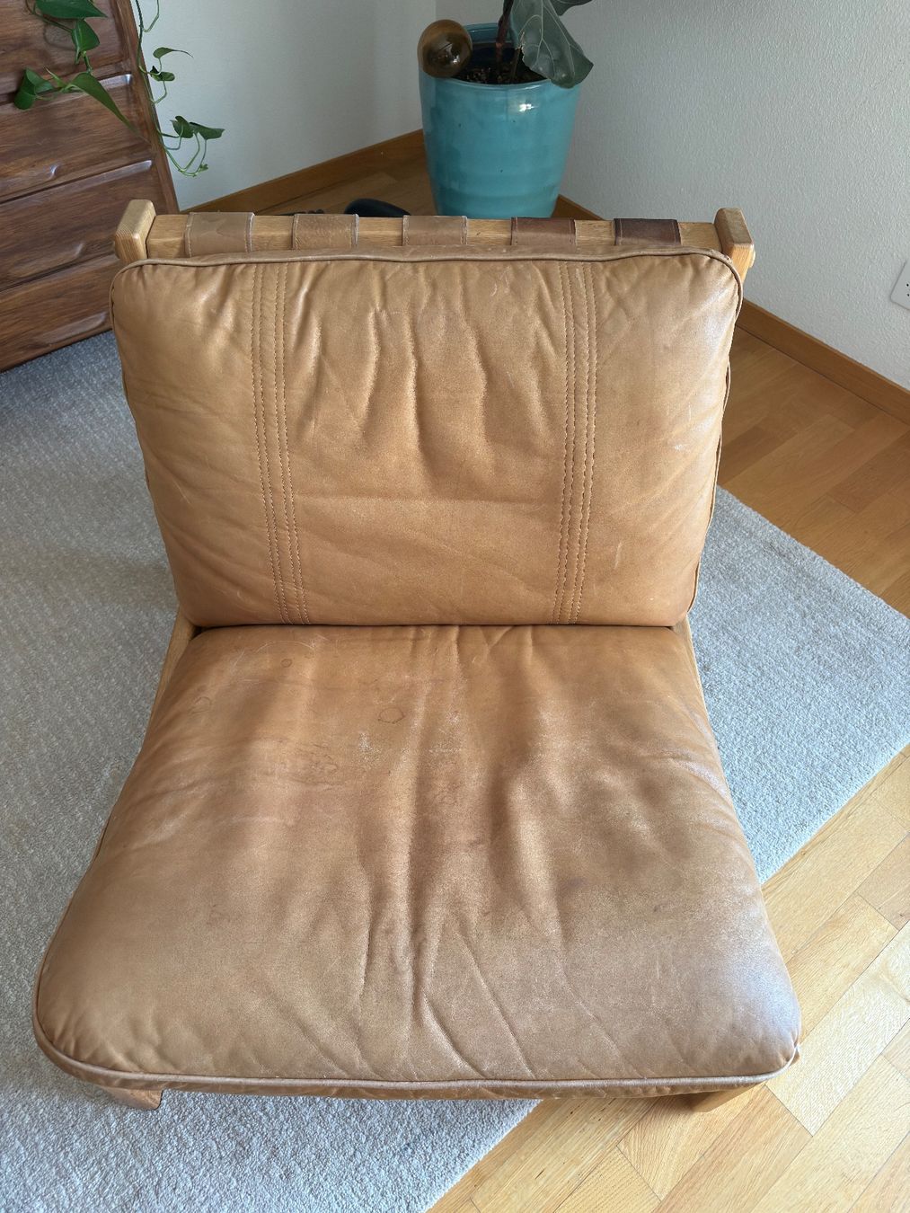 Sessel: Ledersessel Set + Hocker – Gebraucht aus Zürich von isabella_p 3
