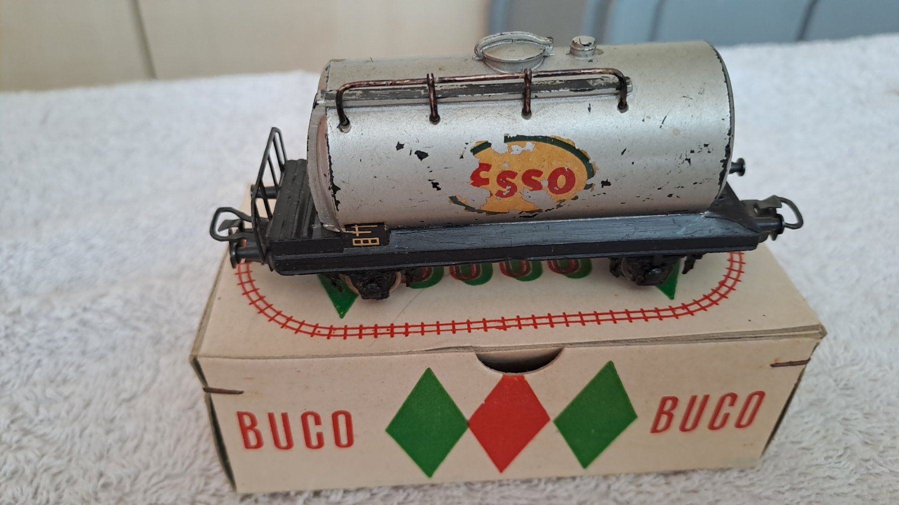 Buco Modellini di ferrovie: Buco 8 Güterwagen H0 WS/10 – Usato da Winterthur venduto da Riebeli333 4