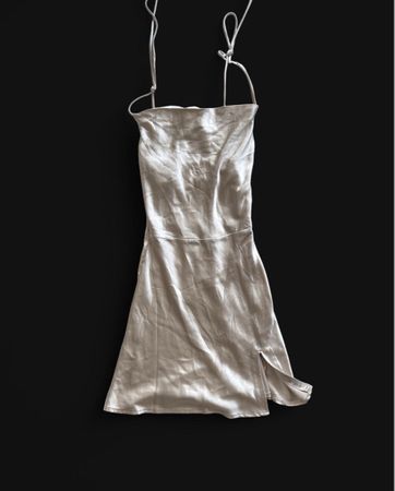 Seidenkleid NOVA VINTAGE Champagner Grösse S neu