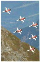 AK Schweizer Luftwaffe Patrouille Suisse Formation Eiger