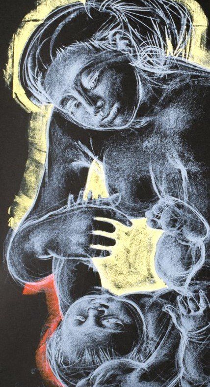 Foto & Immagini: Erni Hans "La Maternité" Affiche originale de 1957 – Nuovo (secondo la descrizione) da Epagny venduto da Kariba 4