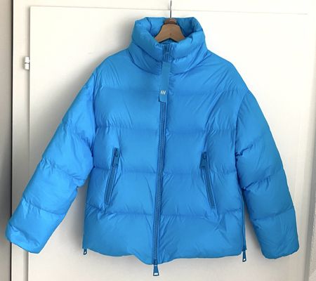 Hetregó Daunenjacke, Gr. S-M, hellblau, neuwertig!