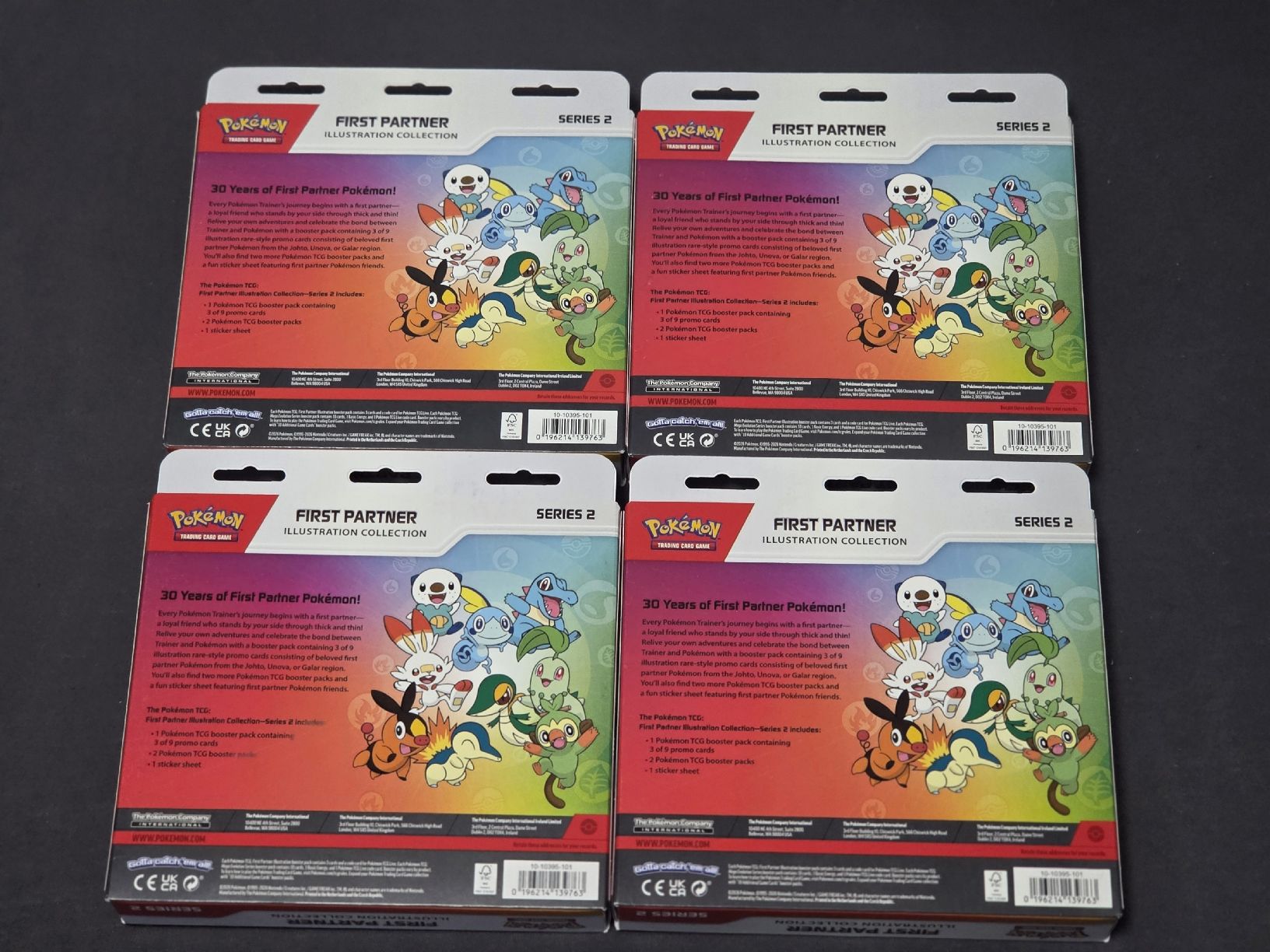 Pokémon Carte collezionabili: x4 FIRST PARTNER SERIES 2 [EN] – Nuovo e nell'imballaggio originale da Bellinzona venduto da egemon 1