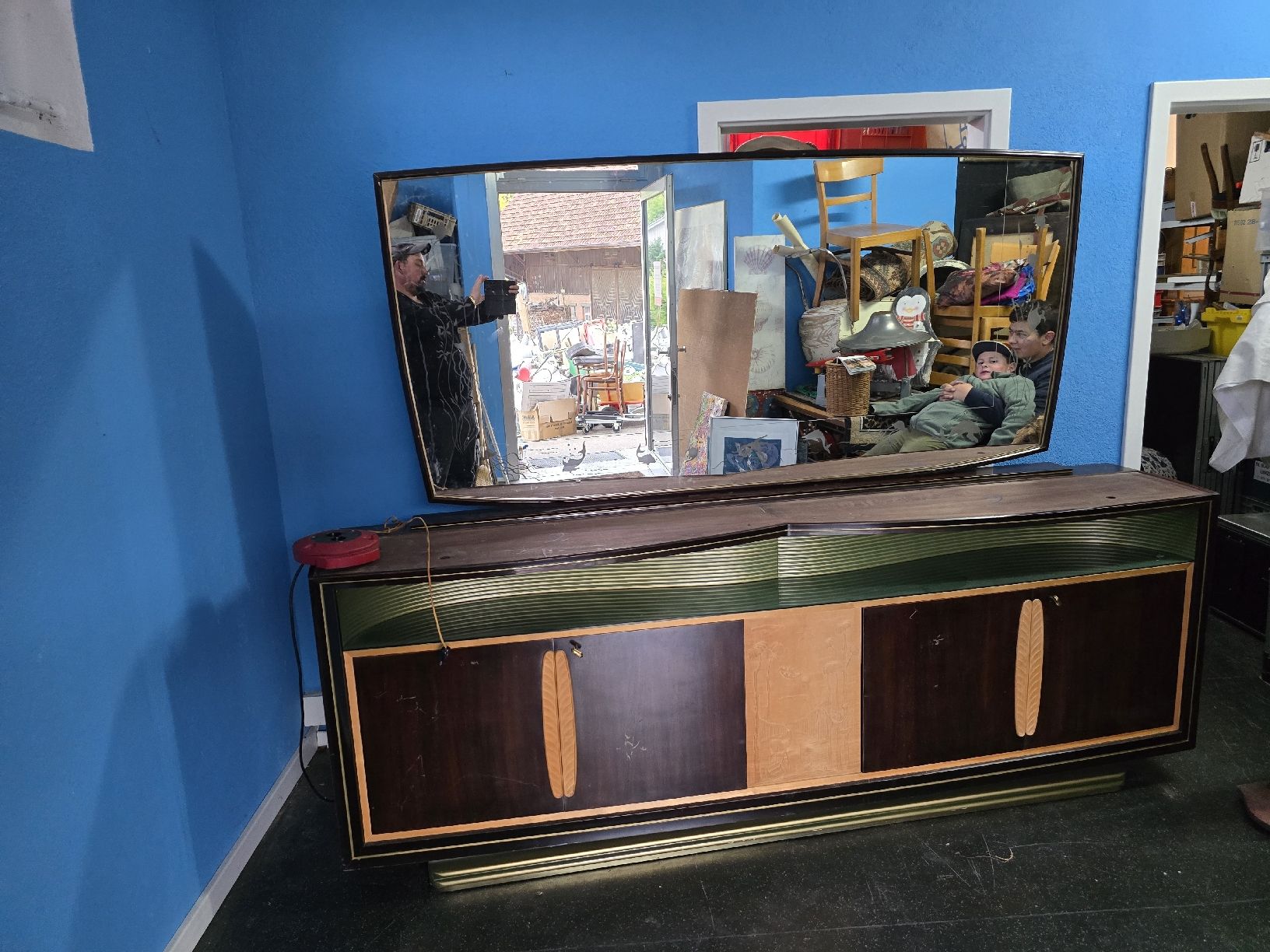 Kommoden: Vintage Sideboard, Art Deco Stil, Holz, – Gebraucht aus Mettlen von elios0888 1