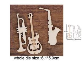 Stanzschablonen-Set  kleine Musikinstrumente NEU