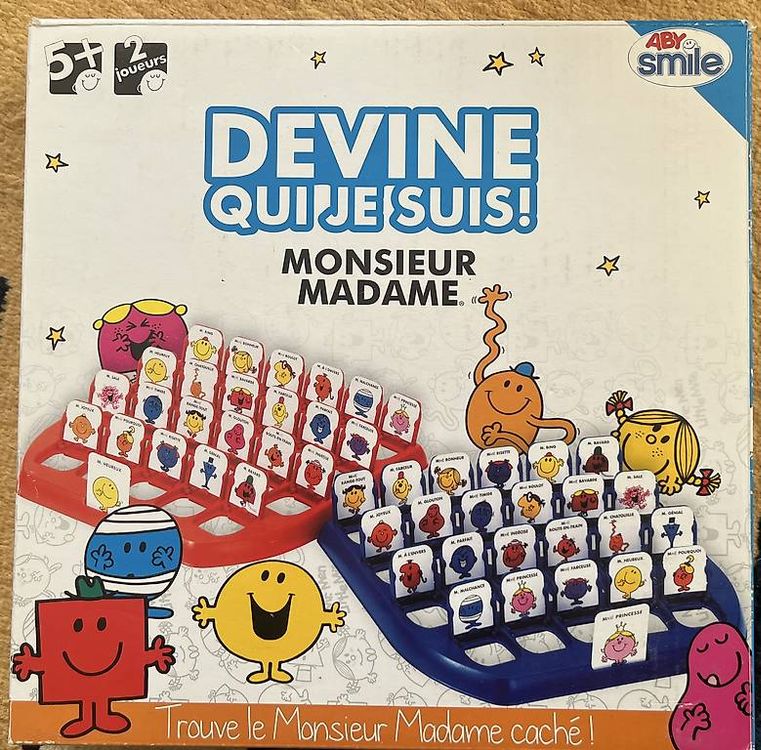 Jeu De Société 'Devine Qui Je Suis !' MONSIEUR MADAME - À Partir De 5 Ans - Occasion