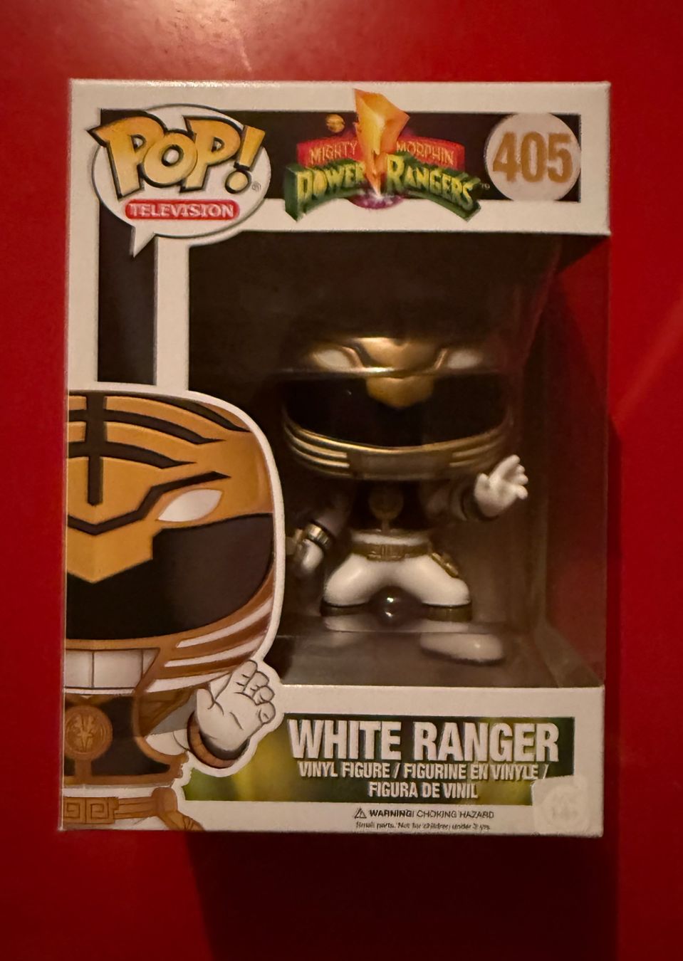 Funko Statuette: Funko Pop! White Ranger – Nuovo e nell'imballaggio originale da Moudon venduto da CollectorGeek