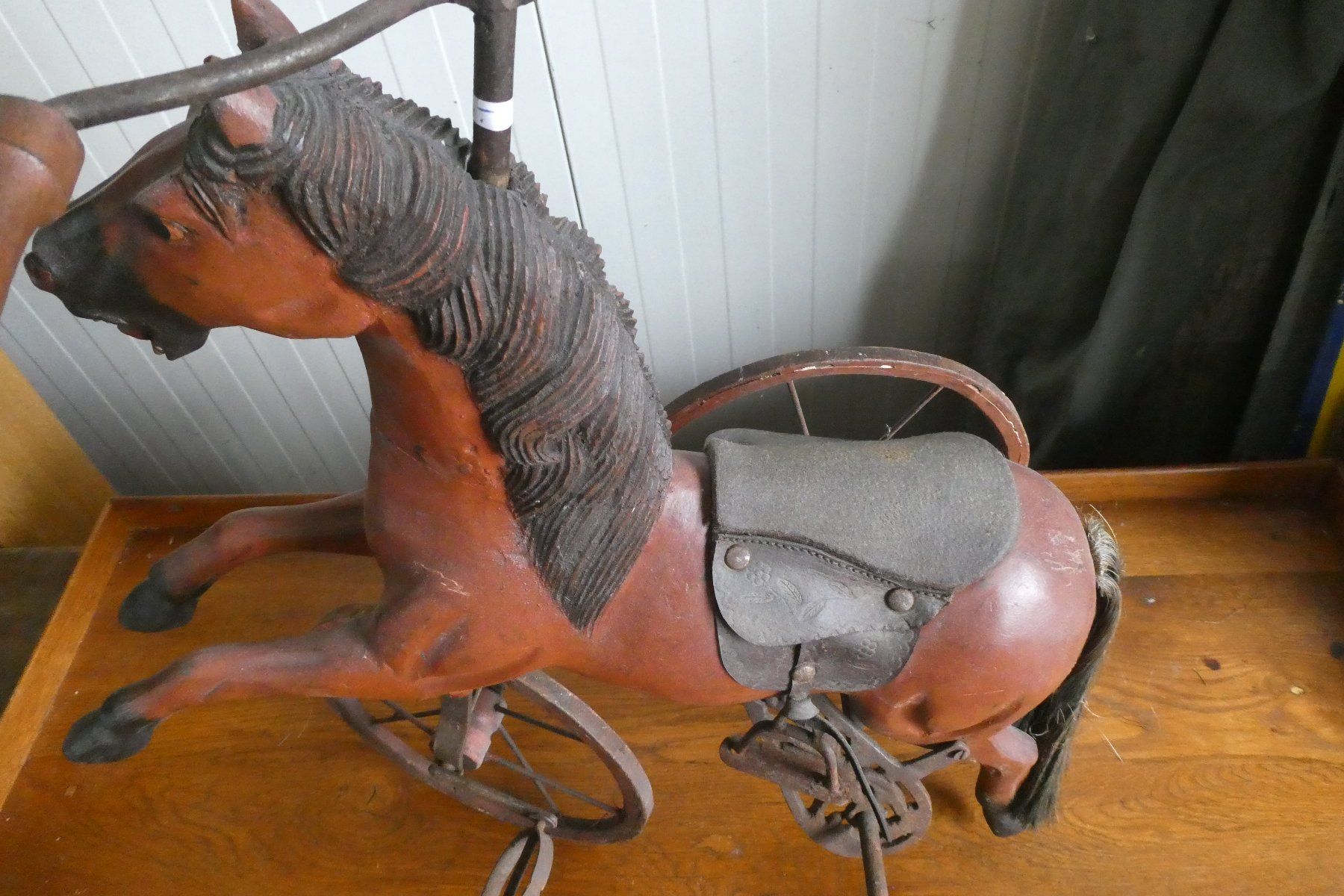 Veicoli per bambini: Cheval Tricycle ancien – Usato da Fontaines NE venduto da monloisir 2