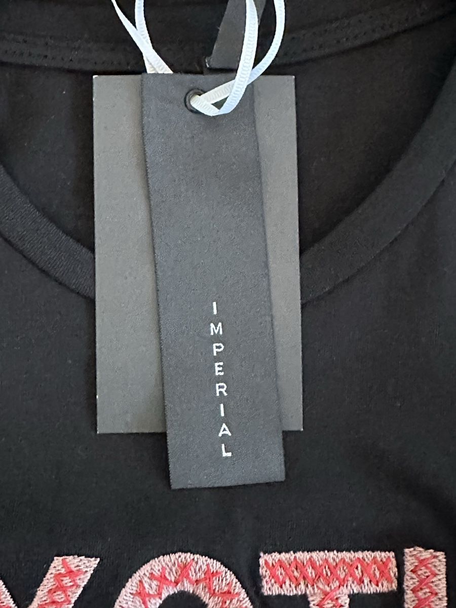 T-shirt: T-shirt nera in cotone Imperial **NUOVA** – Nuovo (secondo la descrizione) da Castel San Pietro venduto da Moregi 4