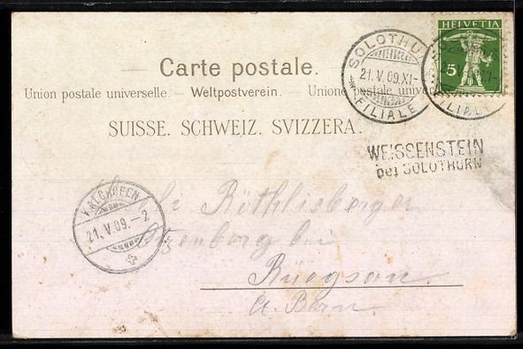 Ansichtskarten: AK Weissenstein, Kurhaus Weissenstein – Gebraucht aus Berlin von bartko-reher 1