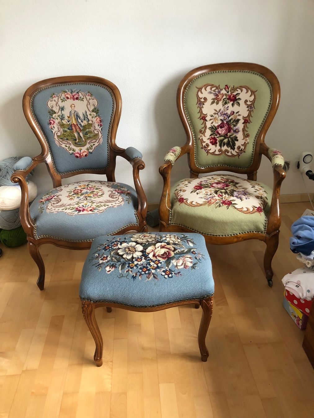 Poltrone: 2 Jugendstil Sessel Vintagemöbel Louis Philipp Stühle Möbel – Usato da Frauenfeld venduto da Babytimmy 9