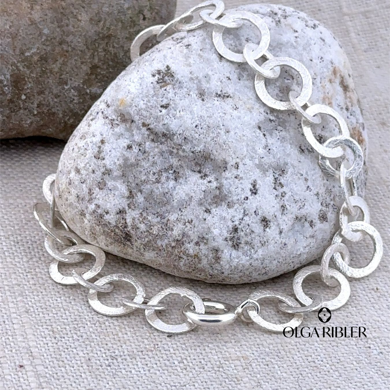 Olga Ribler Bracciali & Braccialetti: Silber 925 Armband matt – Nuovo (secondo la descrizione) da Luzern venduto da Schmuckoutlet 3