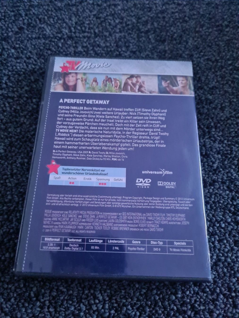 Tutti i DVDs: A PERFECT GETAWAY(8309) – Usato da Ruswil venduto da jan_bxl5 1