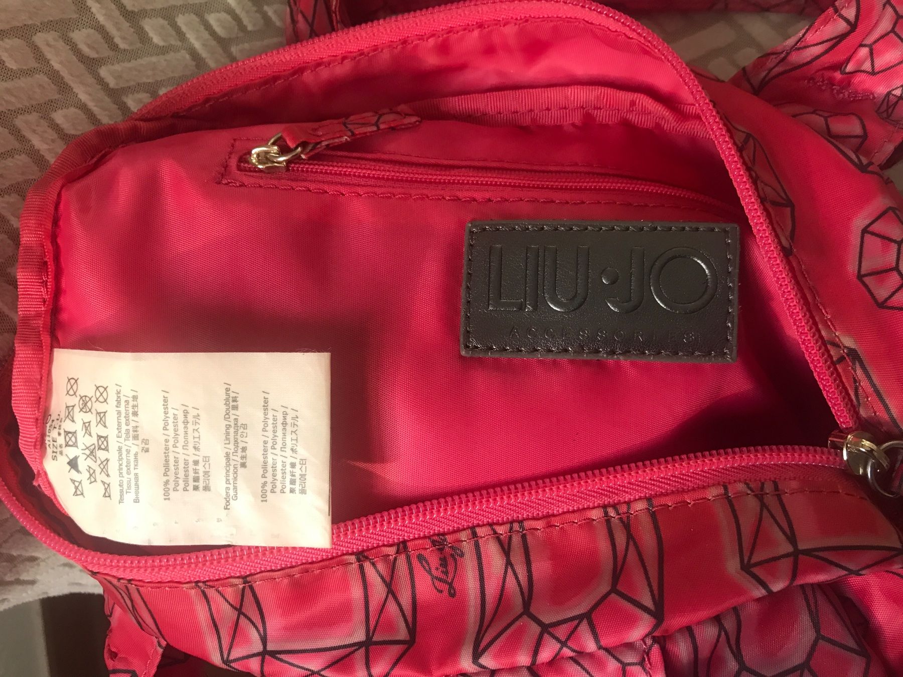 Liu Jo Borse da donna: Liu Jo Tasche, Pink mit Muster – Usato da Wettingen venduto da Andres54 2