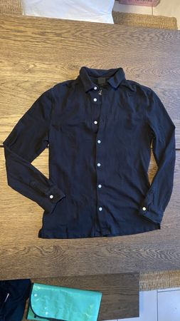 H&M Herrenhemd, Grösse S, Schwarz Baumwolle – Top Zustand!