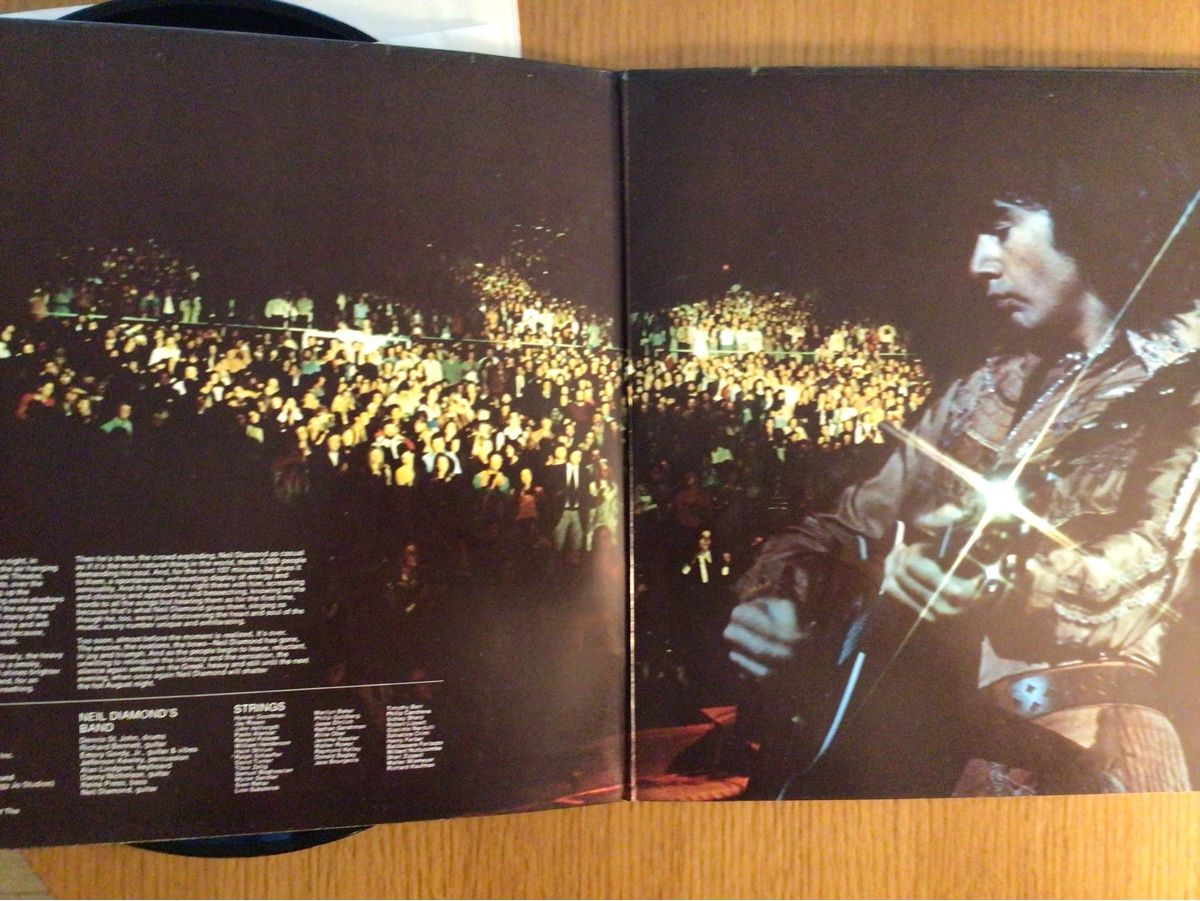 Schallplatten: NEIL DIAMOND, Hot August Night, 2 LPs, 1973 – Gebraucht aus Steinach von  1