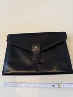 Classic Aigner Black Leather Clutch Bag - Timeless! (50)