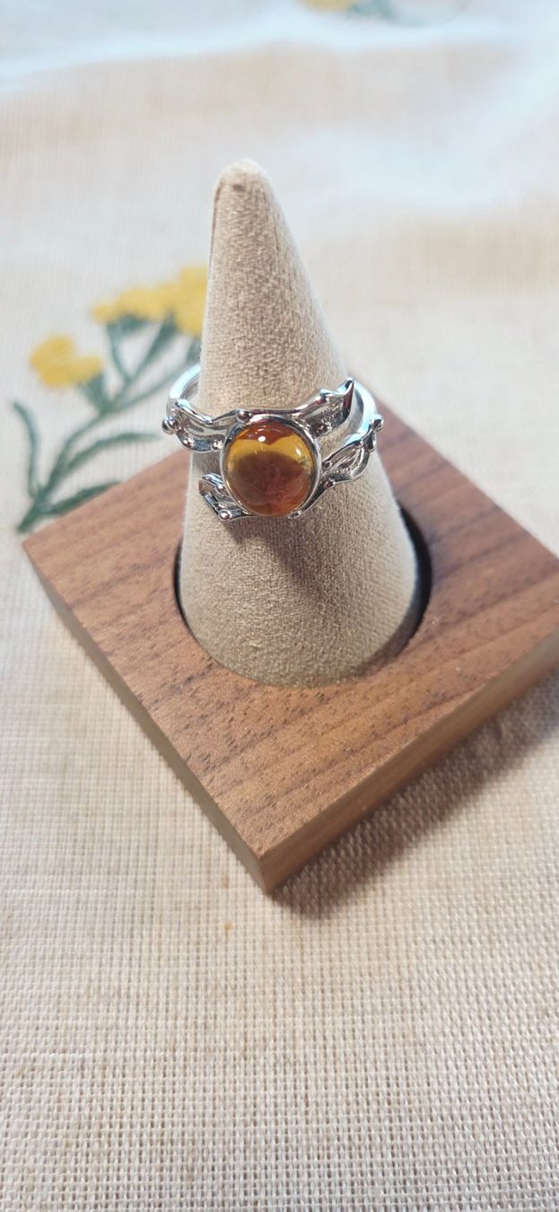 Anelli: NEW - S925 Citrine Ring (Adjustable) – Nuovo (secondo la descrizione) da Zürich venduto da cin_wcf6 1