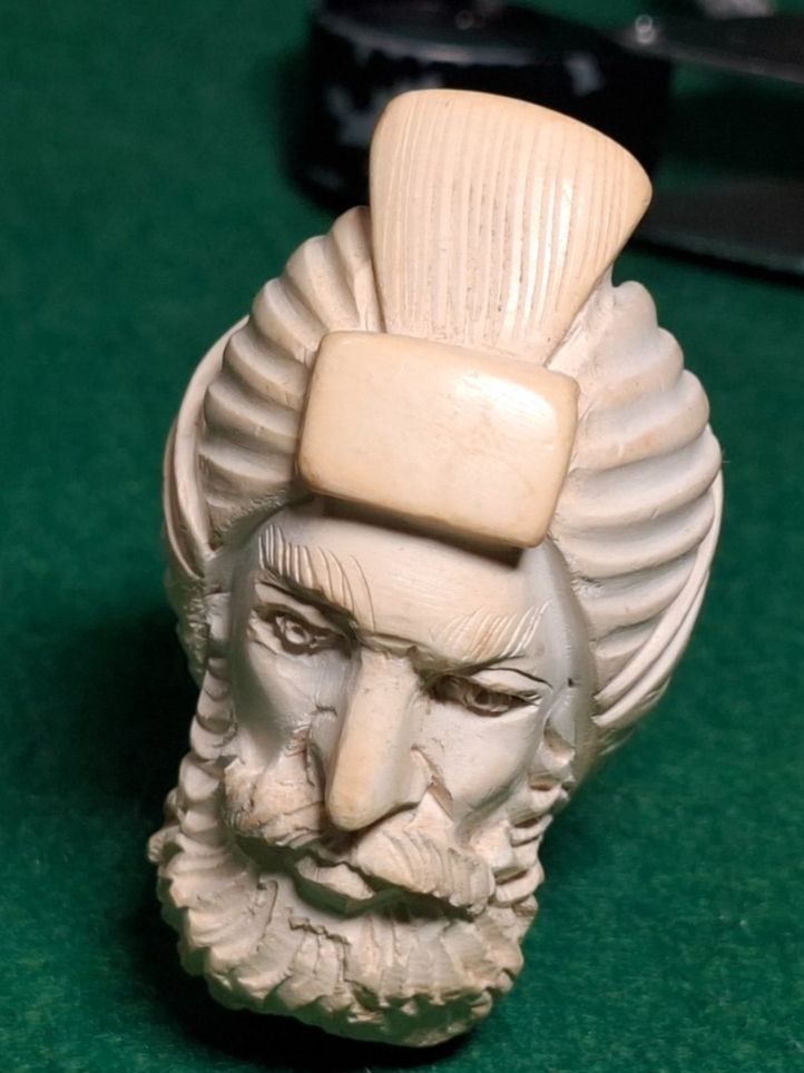 Pipe & Accessori: Meerschaum - Pfeife mit geschnitztem Kopf! SULTAN – Usato da Schlieren venduto da Svenja7 6