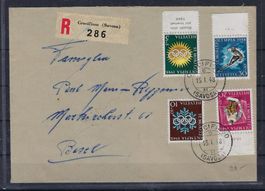 1948 Ersttagbrief OLYMPIA St, Moritz  16041