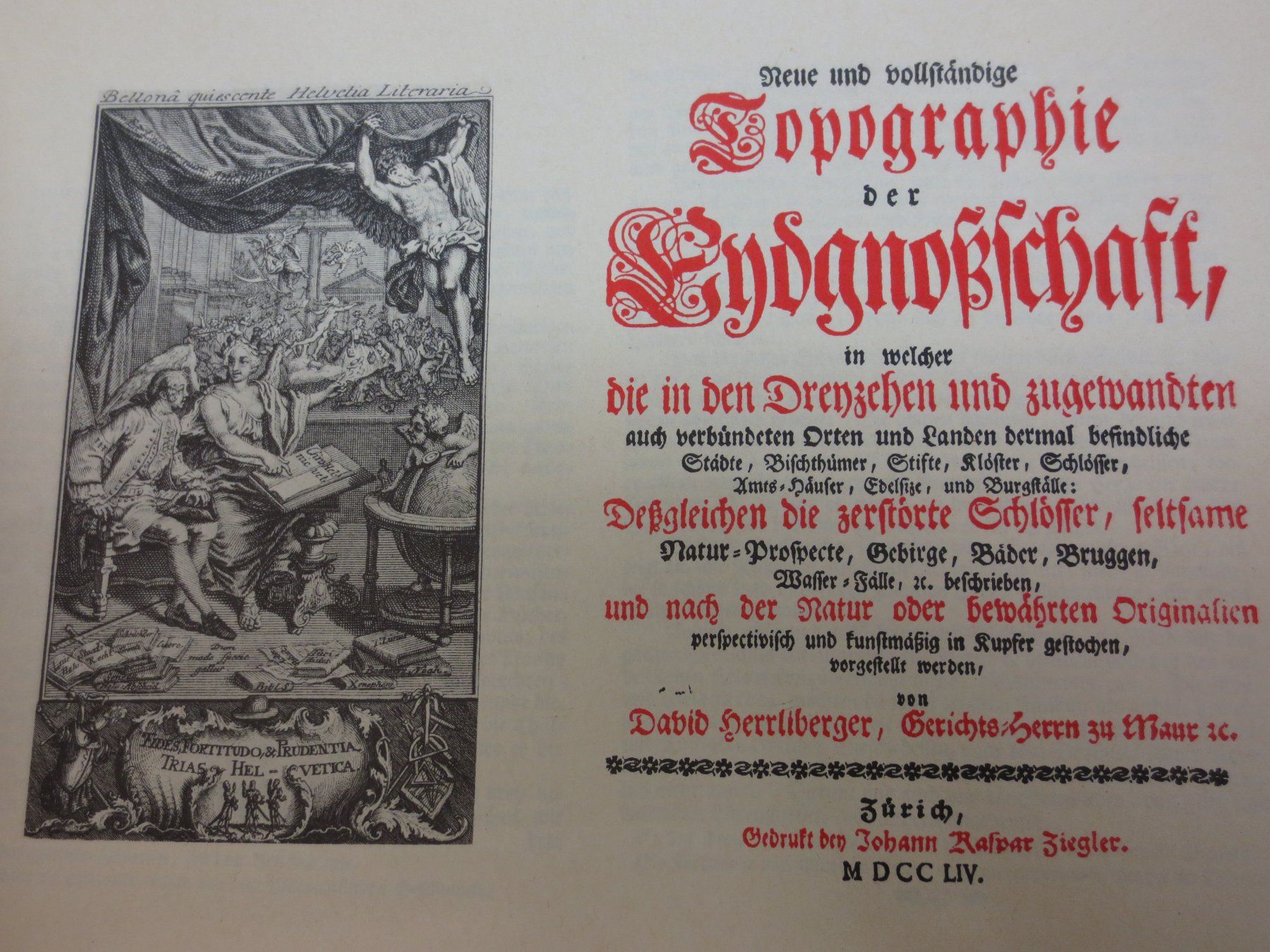 Bücher: Die Topographie der Eidgenossenschaft Limited 133/800 – Neu (gemäss Beschreibung) aus Schöftland von Topdeal4
