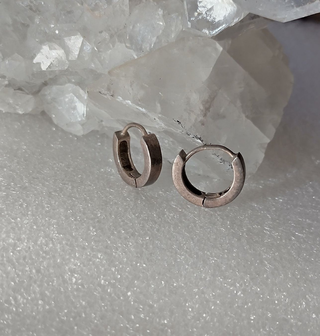 Orecchini pendenti & Orecchini a lobo: KLAPP CREOLEN OHRRINGE SILBER 925 – Usato da Romanshorn venduto da Stubsinator