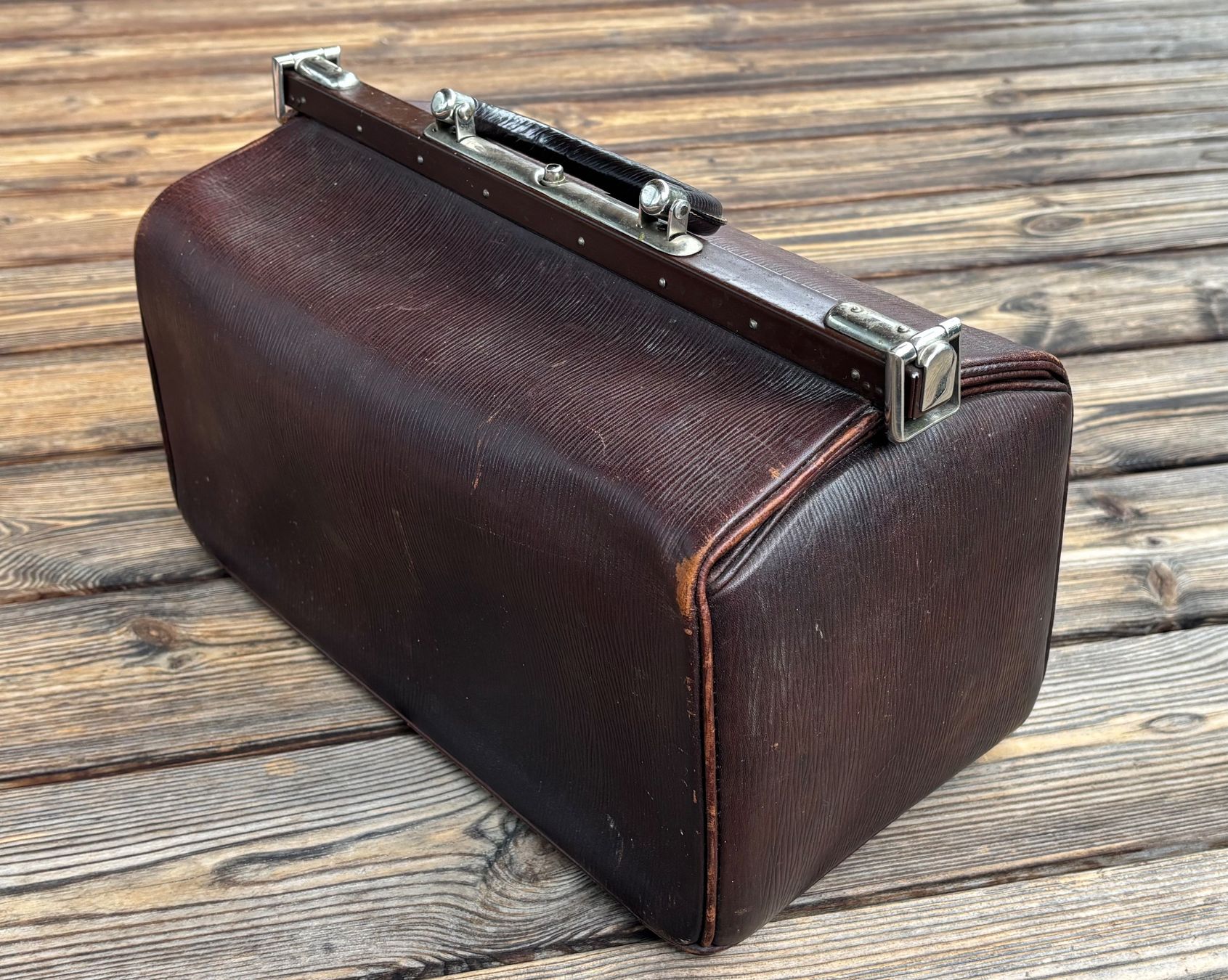 Sacs: antike Arzttasche, Leather Gladstone Bag – D'occasion à Lüchingen par Eeizo 2