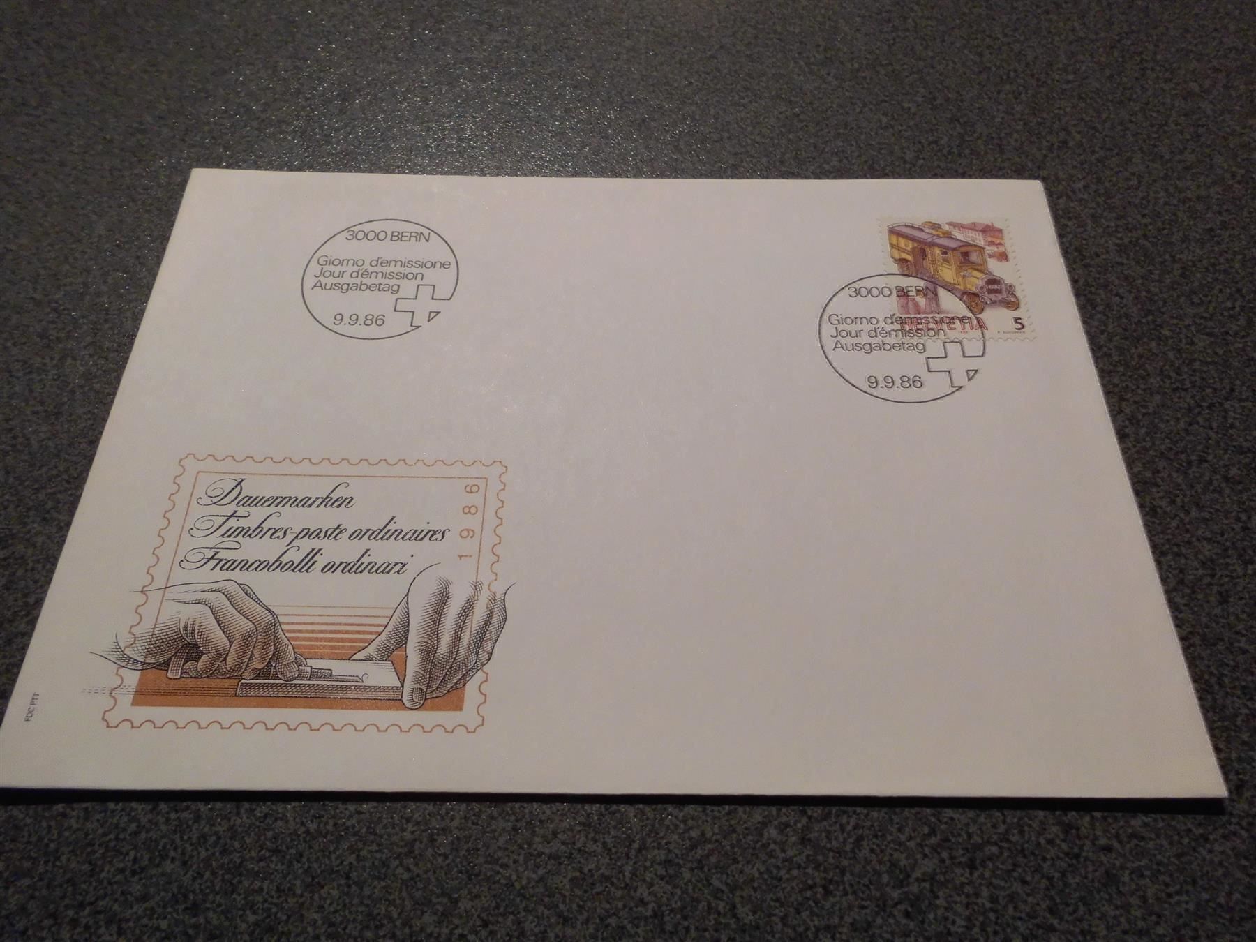 Tutti i francobolli: Dauermarken 09.09.86, 5 – Usato da Zürich venduto da abraxas1291
