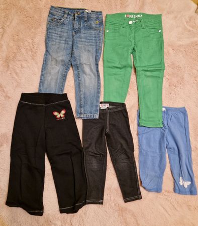 Mädchen Kleinkinder Grössen 92 - 104 Hosen Kleiderpaket
