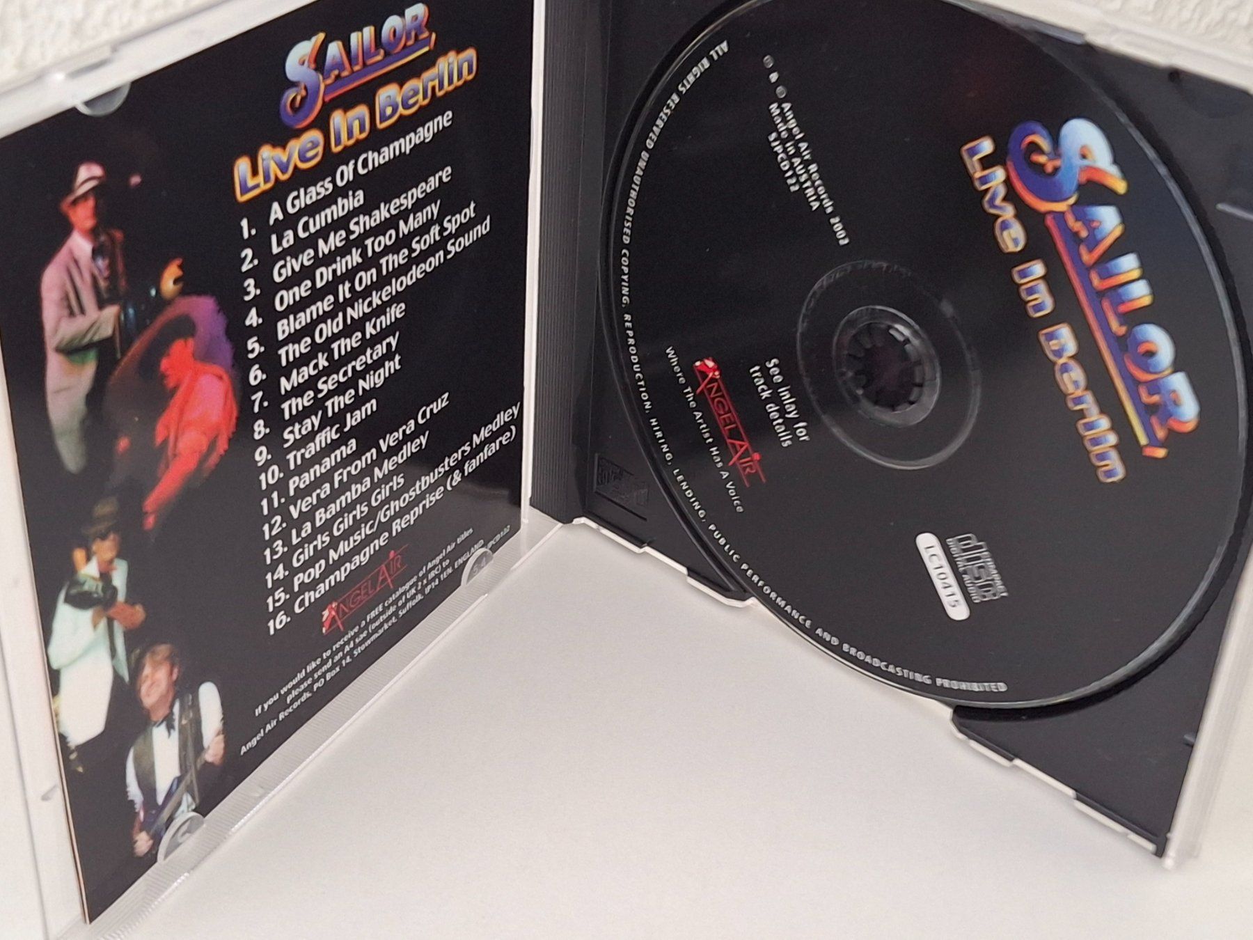 CD: CD Sailor -  Live in Berlin – Usato da Aarberg venduto da Jackup1 2
