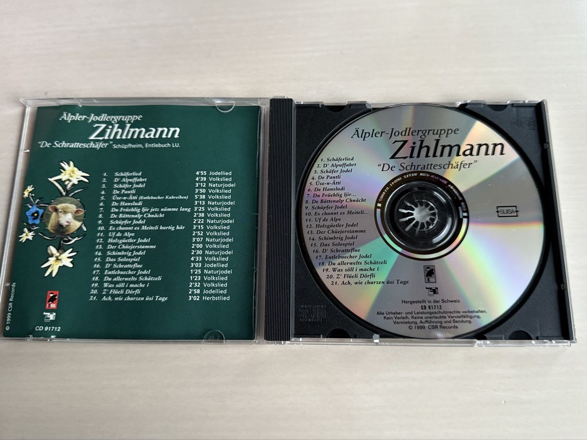 CDs: Älpler-Jodlergruppe Zihlmann - De Schrattechäfer CD – Gebraucht aus Oberried Brienz von Chyara 2