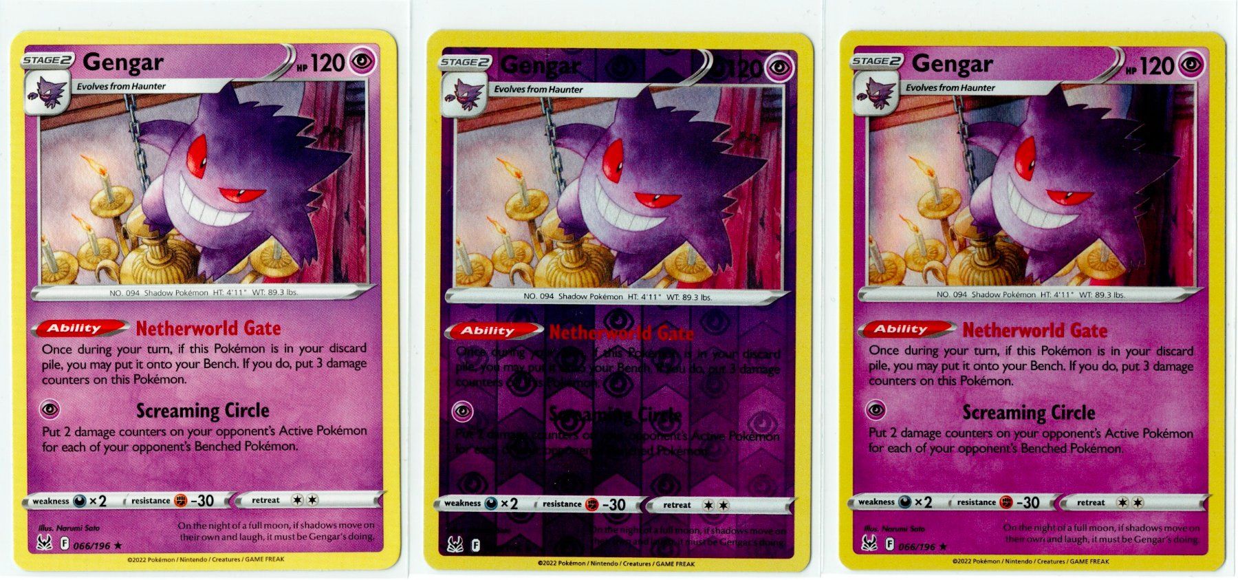 Pokémon Carte collezionabili: Gengar Holo, Reverse Holo & Rare 66 – Usato da Zürich venduto da PACE79