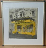 Grosse Lithografie Henri Schmid Le Louis-Philippe Paris